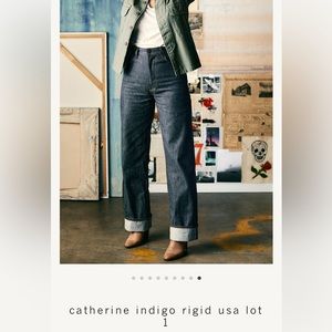 Imogen and Willie Catherine jeans - lot 1 raw denim